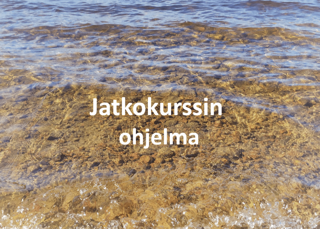 Hyvinvointia omasta äänestä -jatkokurssin&nbsp;ohjelma