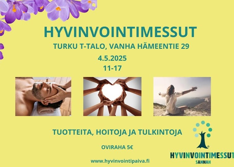 Hyvinvointimessut T-talolla 4.5.25 – maksuton äänimatka klo&nbsp;13!